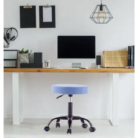 Obrotowy Stołek Taboret Biurowy Na Kółkach Regulowany